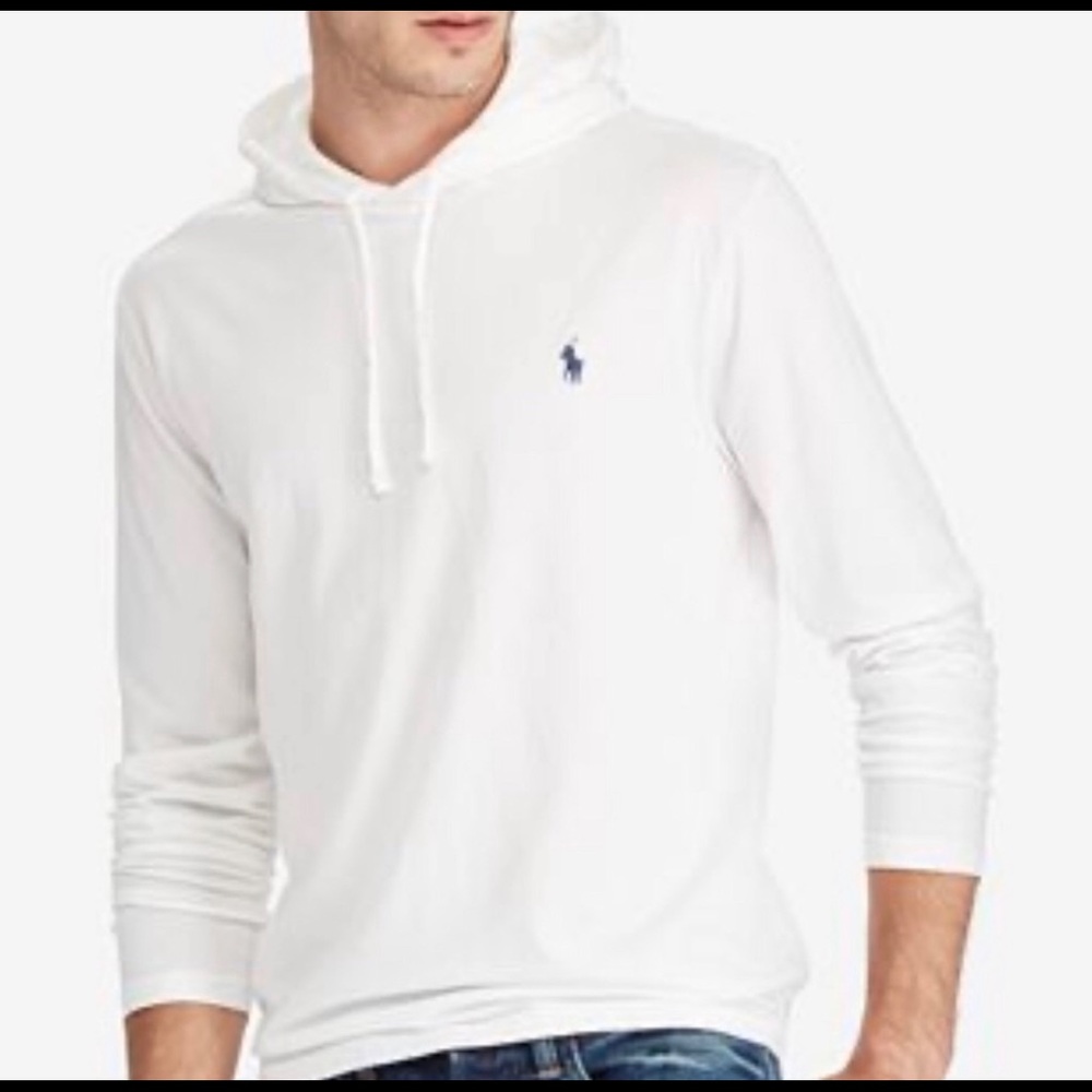 Polo shirt with hood